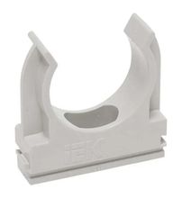 Держатель IEK (CTA10D-CF16-K41-100-PCS) d16мм (упак.:100шт) серый ...
