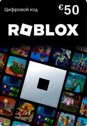 Изображение товара Карта Roblox EUR 50 для пополнения игрового баланса онлайн Изображение товара Карта Roblox EUR 50 для пополнения игрового баланса онлайн