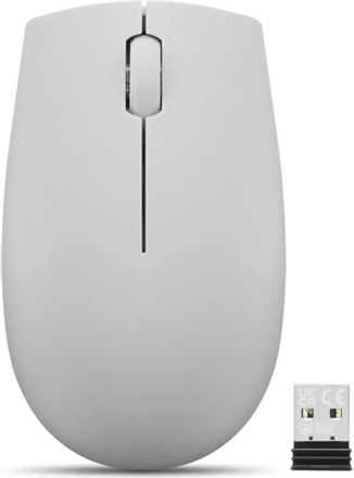 Мышь беспроводная Lenovo 300 Wireless Compact, радио, оптическая, USB, 1000dpi, серый [gy51l15678]