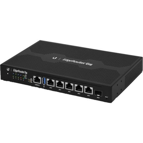 Роутер Ubiquiti ER-6P, 5 LAN, 1xSFP, черный