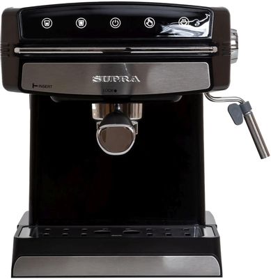 Обзор товара кофеварка Supra CMS-1525, рожковая, черный (2018821) в ...