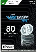Изображение товара Пополнение игровой валюты Microsoft Flight Simulator 2024 80 Simverse Coins Россия