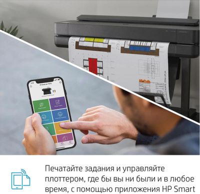 Плоттер HP Designjet T650, 36" [5hb10a] – купить в Ситилинк | 1411877