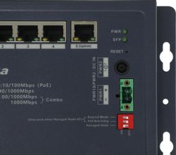 Коммутатор Dahua DH-CHS4110-8ET-90-F, управляемый