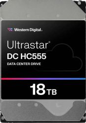 Изображение товара 18ТБ Жесткий диск WD Ultrastar DC HC555 WUH722018CLE6L4,  SATA III,  3.5",  7200об/мин [0b48723]