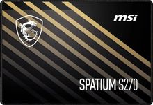 Изображение товара SSD накопитель MSI Spatium S270 240ГБ SATA III 2.5" быстро и надежно
