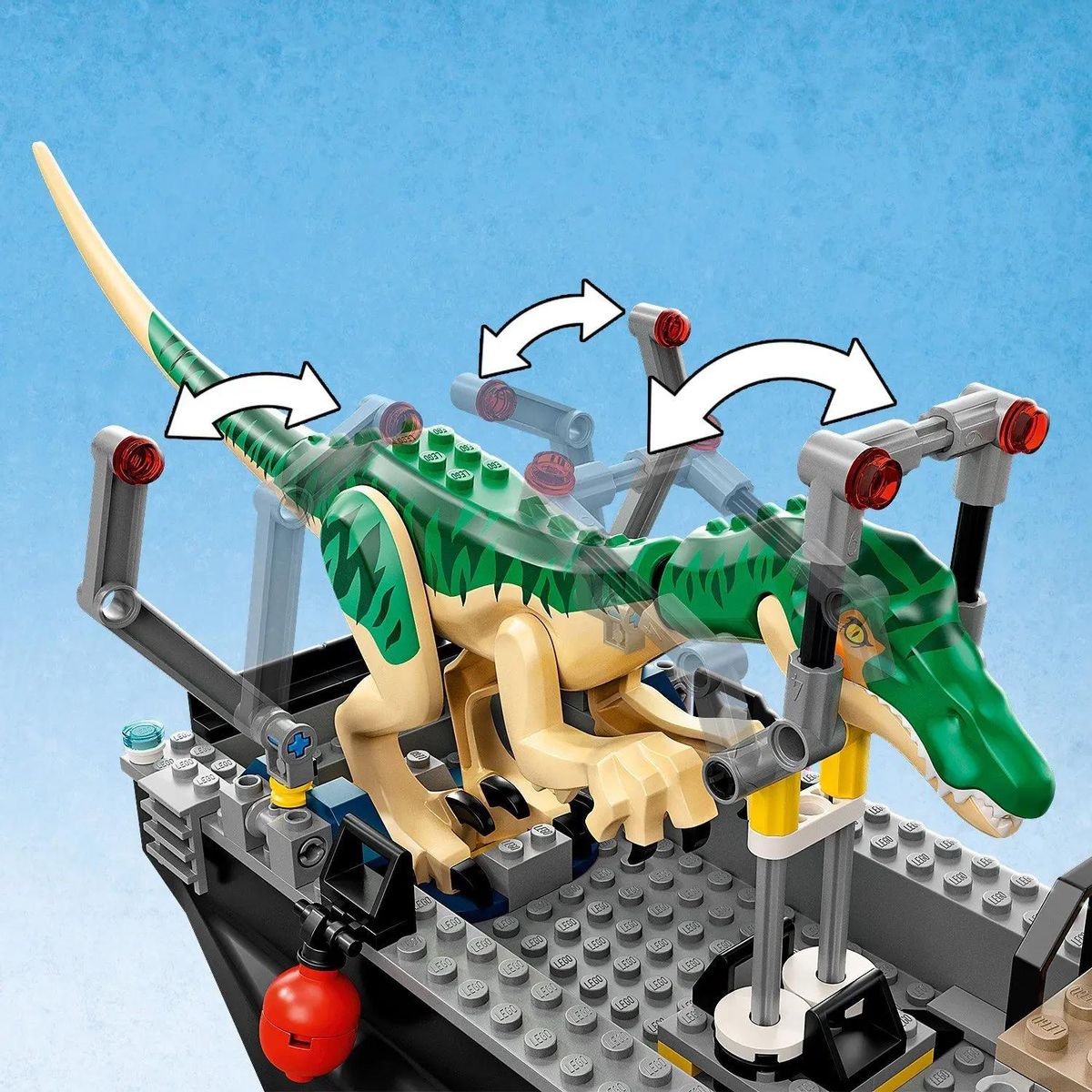 Lego jurassic world baryonyx deals