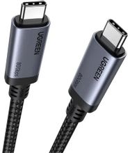 Изображение товара Кабель UGREEN USB Type-C (m) -  USB Type-C (m),  1м,  серый [65383]