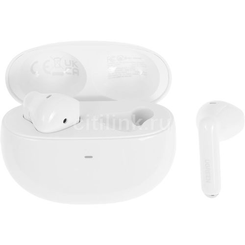 Наушники UGREEN HiTune H5 WS201, Bluetooth, вкладыши, белый