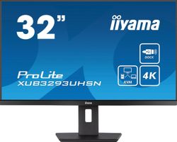 Изображение товара 31.5" Монитор Iiyama XUB3293UHSN-B5, 3840x2160, IPS, 1хHDMI, 1хDP, черный Изображение товара 31.5" Монитор Iiyama XUB3293UHSN-B5, 3840x2160, IPS, 1хHDMI, 1хDP, черный