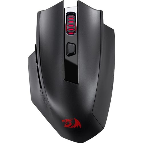 Мышь беспроводная Redragon Woki, игровая, Bluetooth/Радио, оптическая, USB, 26000dpi, черный [71523]