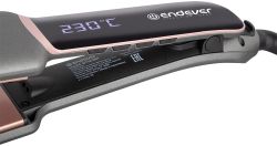 Выпрямитель для волос Endever Aurora-487,  графитовый и розовое золото