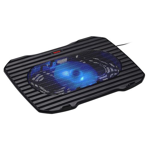 Подставка для ноутбука Buro BU-LCP156-B114, 15.6", 357х265х33 мм, 1хUSB, вентиляторы 1 х 140 мм, 345г, черный