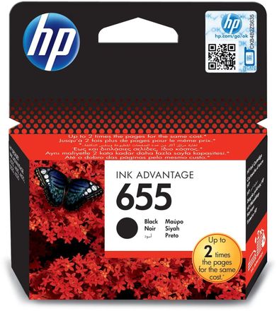 Картридж HP 655, черный / CZ109AE