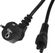 Изображение товара Кабель  AdAC IEC C5,  IEC 320 C5 -  CEE 7/7,  1.8м,  черный