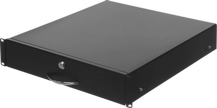 Ящик ЦМО ТСВ-Д-2U.450-9005, 2, 19", черный, (в упаковке: 1шт)