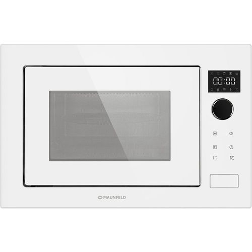 Встраиваемая микроволновая печь MAUNFELD XBMO251GW, 25л, 900Вт, белый [xbmo251gw glossy]