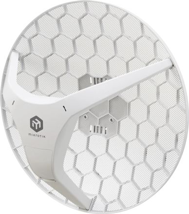 Точка доступа MIKROTIK AC1200,  5ГГц,  1xRJ45,  белый [lhg-5axd]