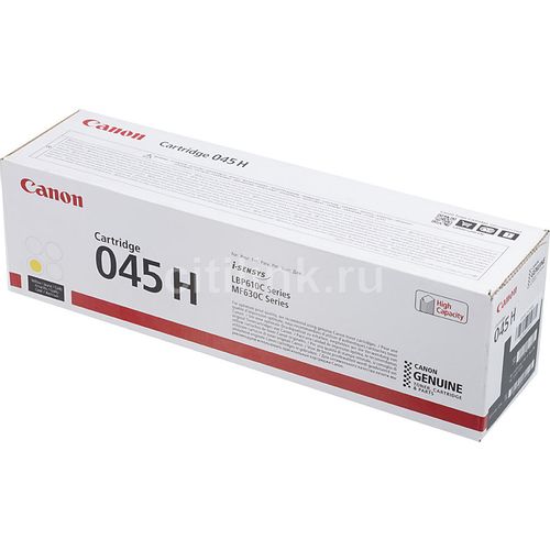 Картридж Canon 045HY, желтый / 1243C002