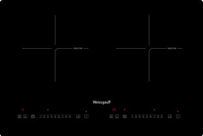 Индукционная варочная панель WEISSGAUFF HI 412 H,  независимая,  черный