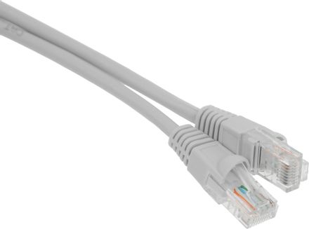 Патч-корд Buro UTP-5E-1M-G-LSZH UTP, кат.5E, 1м, серый