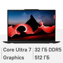 Изображение товара Ноутбук Lenovo ThinkPad X1 Carbon G12 14 IPS Intel Core Ultra 7 155U 32ГБ 512ГБ Windows 11 Pro черн