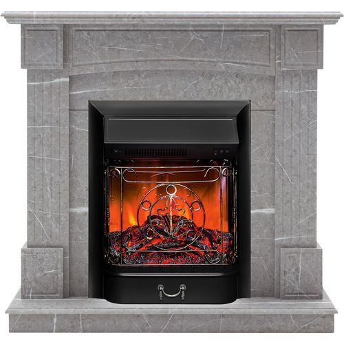 Электрокамин REALFLAME Andrea Gr/Majestic BL серый мрамор