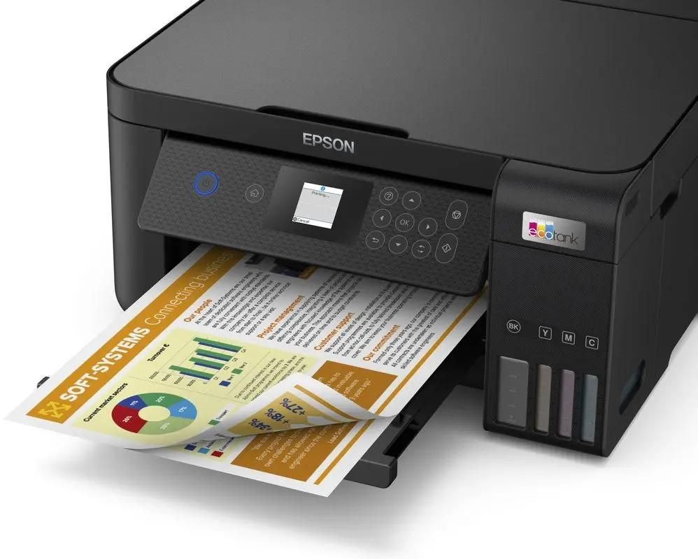 МФУ струйный Epson L4260 цветная печать, A4, с СНПЧ, цвет черный  [c11cj63515/415/411] – купить в Ситилинк | 1860129