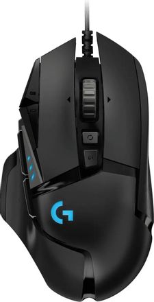 Мышь проводная Logitech G502 Hero, игровая, оптическая, USB, 25600dpi, черный [910-005474](Б/У)