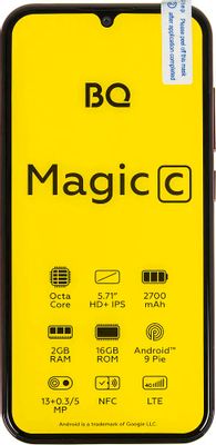 Характеристики Смартфон BQ Magic C 16Gb, 5730L, красный (1174408 ...