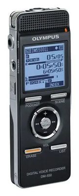 Диктофон Olympus DM-550 4 Gb, черный – купить в Ситилинк | 548393