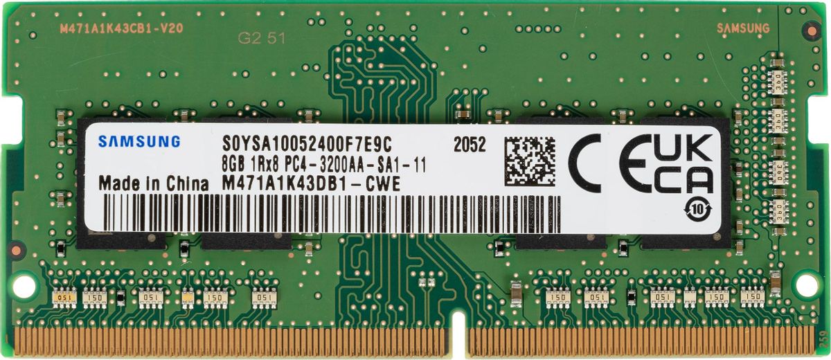 Оперативная память Samsung M471A1K43DB1-CWE DDR4 - 1x 8ГБ 3200МГц