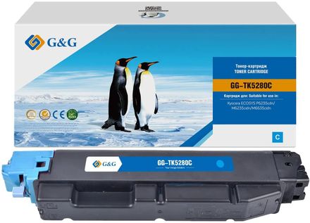 Картридж G&G GG-TK5280C, TK5280C, голубой / GG-TK5280C
