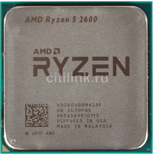 Процессор AMD Ryzen 5 2600, SocketAM4, OEM [yd2600bbm6iaf] AMD