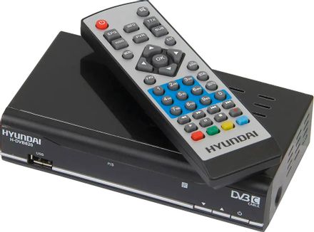 Ресивер DVB-C Hyundai H-DVB820, черный