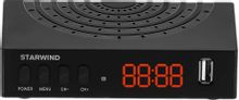 Ресивер DVB-T2 StarWind CT-240, черный – купить в Ситилинк | 1829979