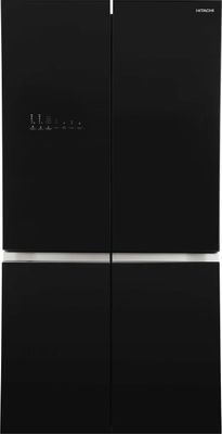 Холодильник трехкамерный Hitachi R-WB720VUC0 GBK Side by Side, инверторный черный
