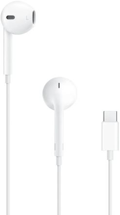 Наушники Apple EarPods A3046, USB Type-C, вкладыши, белый [myqy3zm/a]