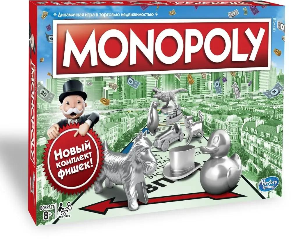 Характеристики Настольная игра Monopoly Монополия Классика [c1009121]  (1427356) смотреть в СИТИЛИНК