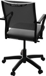 Кресло МЕТТА Sit Air 24/7 M4-59K - T+Extra (M01.B02.G41.W01), сетка/экокожа, до 120кг, черный