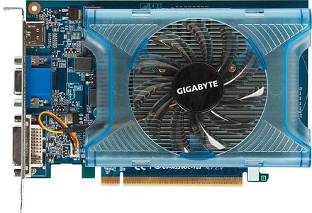 Gigabyte NVIDIA  GeForce GT 220 1ГБ DDR3, Ret [gv-n220oc-1gi]