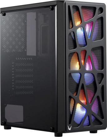 Корпус ATX Formula Mana, Midi-Tower, без БП, черный