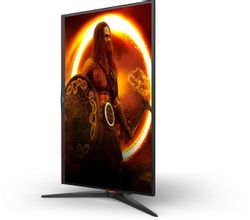 27" Монитор AOC Gaming 27G2U/BK,  1920x1080,  IPS,  144Гц,  2хHDMI,  1хDP,  черный/красный(восстановленный)