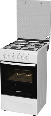 Газовая плита Darina F KM 341 323 W, электрическая духовка, стеклянная ...