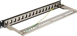 Патч-панель наборная Lanmaster (LAN-PPN16OK-STP) 19" 1U 16x FTP