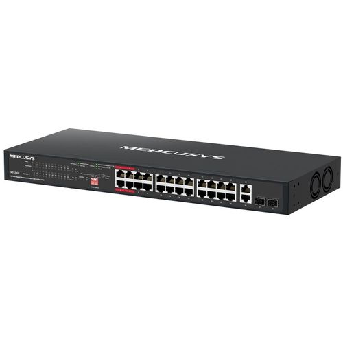 Коммутатор MERCUSYS MS128GP, неуправляемый, 26 RJ-45, 10/100/1000 Мбит/с