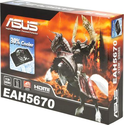 ASUS AMD Radeon HD 5670 512 GDDR5 Ret eah5670 di 512md5 v2 598374