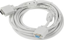 Изображение товара Кабель-удлинитель SVGA NingBo CAB015S-5m,  VGA (m) -  VGA (f),  ферритовый фильтр ,  5м