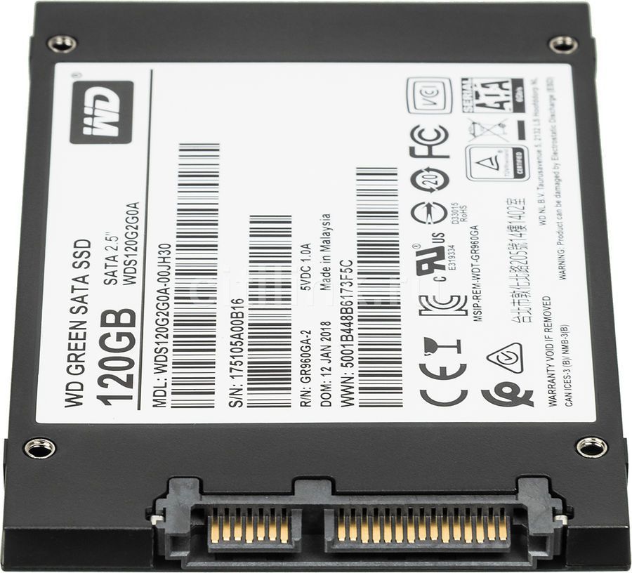 Обзор товара накопитель SSD WD Original SATA III 120Gb WDS120G2G0A ...
