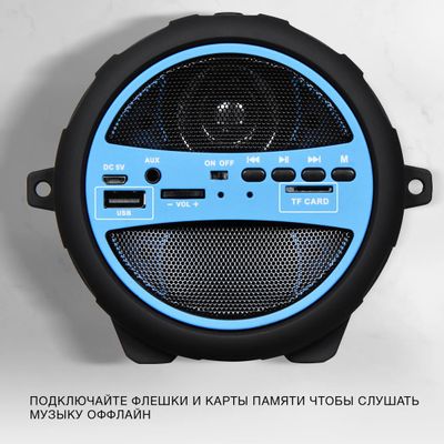 Колонка портативная Hyundai H-PAC220, 10Вт, черный – купить в Ситилинк ...